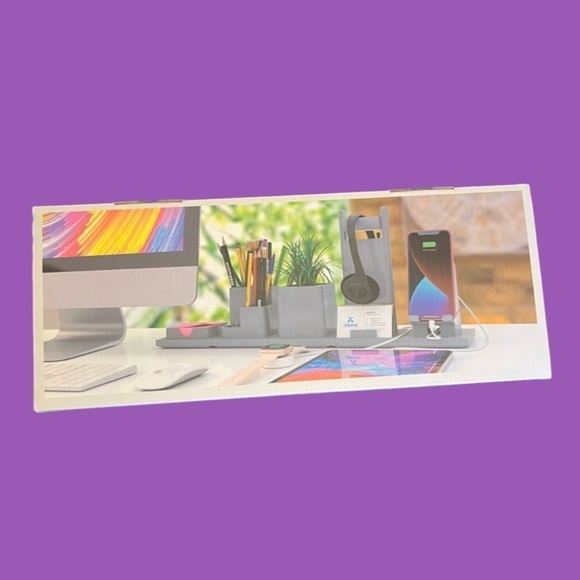 Modular Desktop Organizer
Built-in Dual AC Outlets Dual USB Cell Stand Desk Lamp - Picture 7 of 9